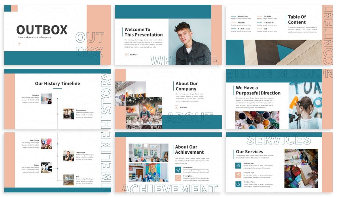Outbox - Creative Keynote Template