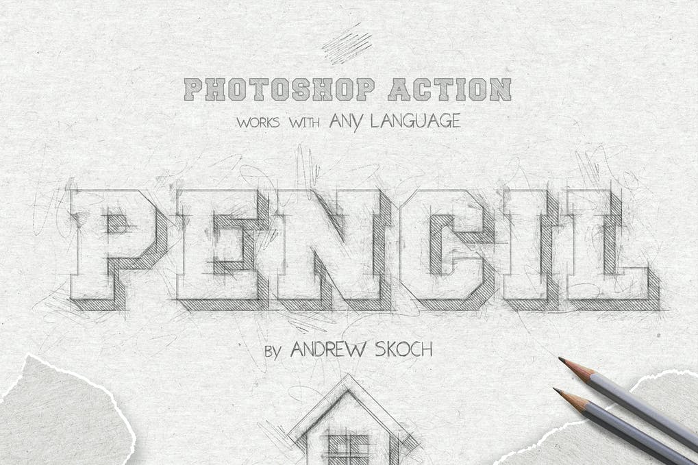 Pencil Sketch - Photoshop Action