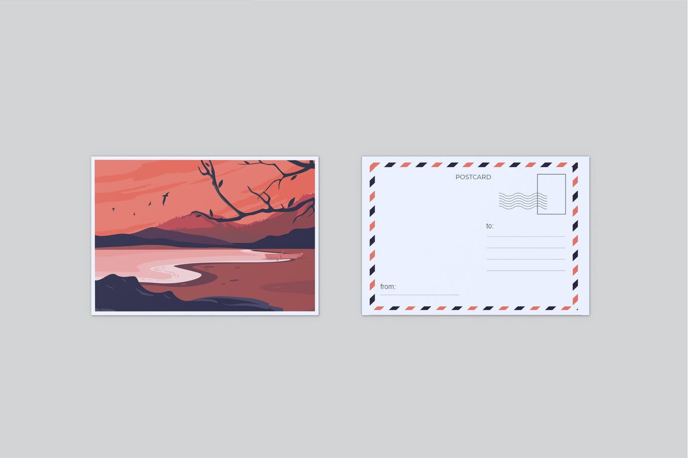 Postcard Mockup