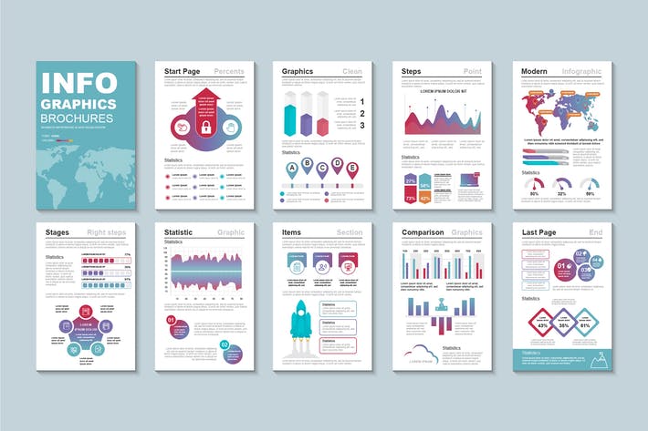 Presentation Infographic Brochure Template 2