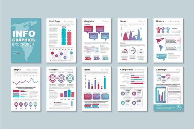 Presentation Infographic Brochure Template