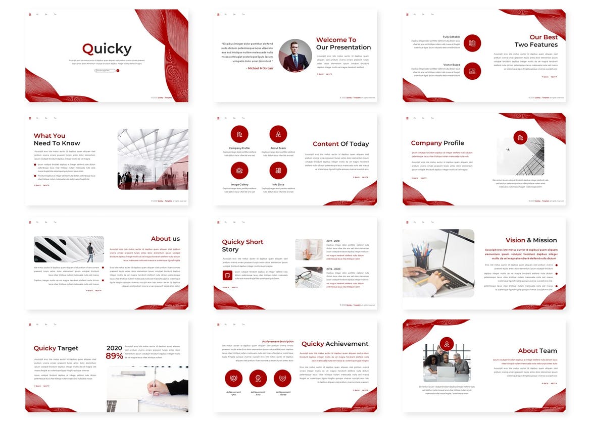 Quicky - Multipurpose Powerpoint Template