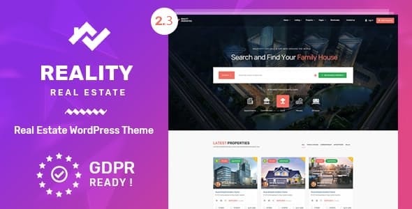 Reality - Estate Multipurpose WordPress Theme