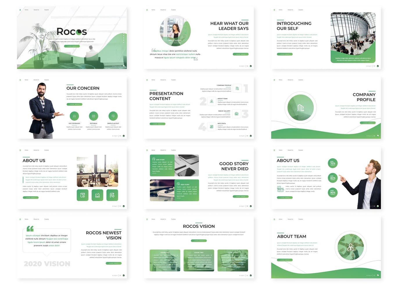 Rocos - Multipurpose Powerpoint Template