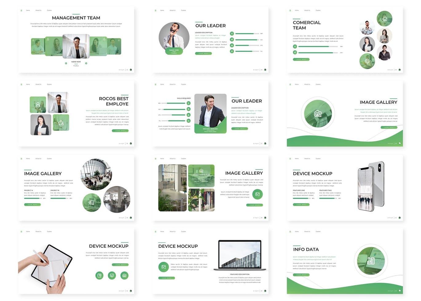 Rocos - Multipurpose Powerpoint Template