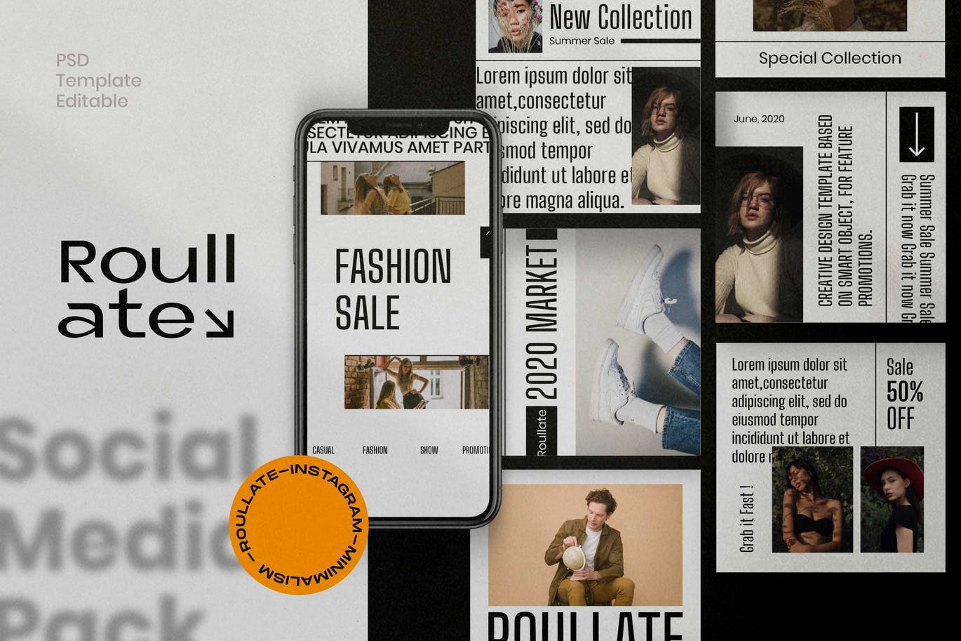 Roullate - Insta Story & Post Social Media Vol.1