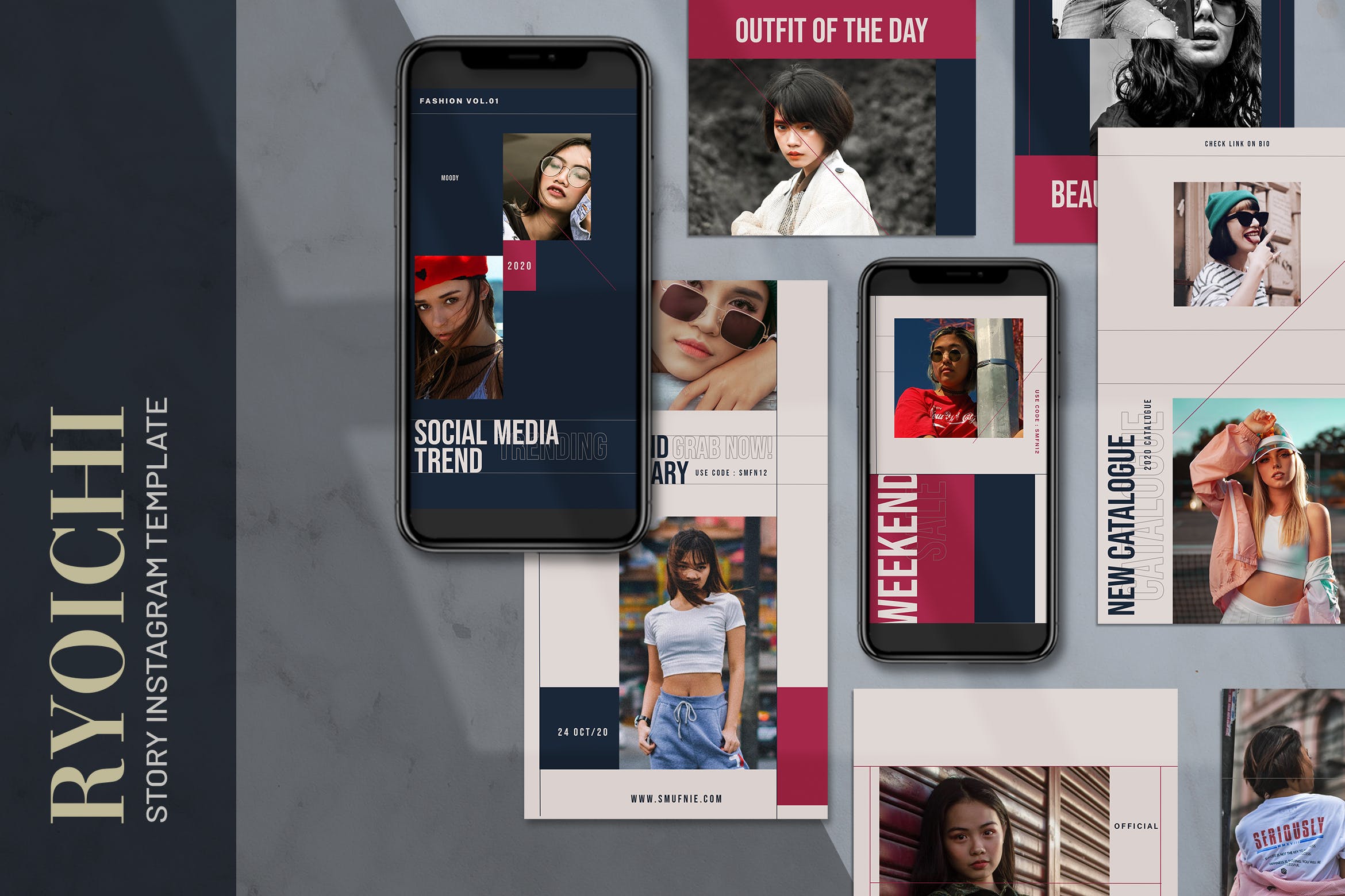 Ryoichi - Fashion Instagram Stories Template