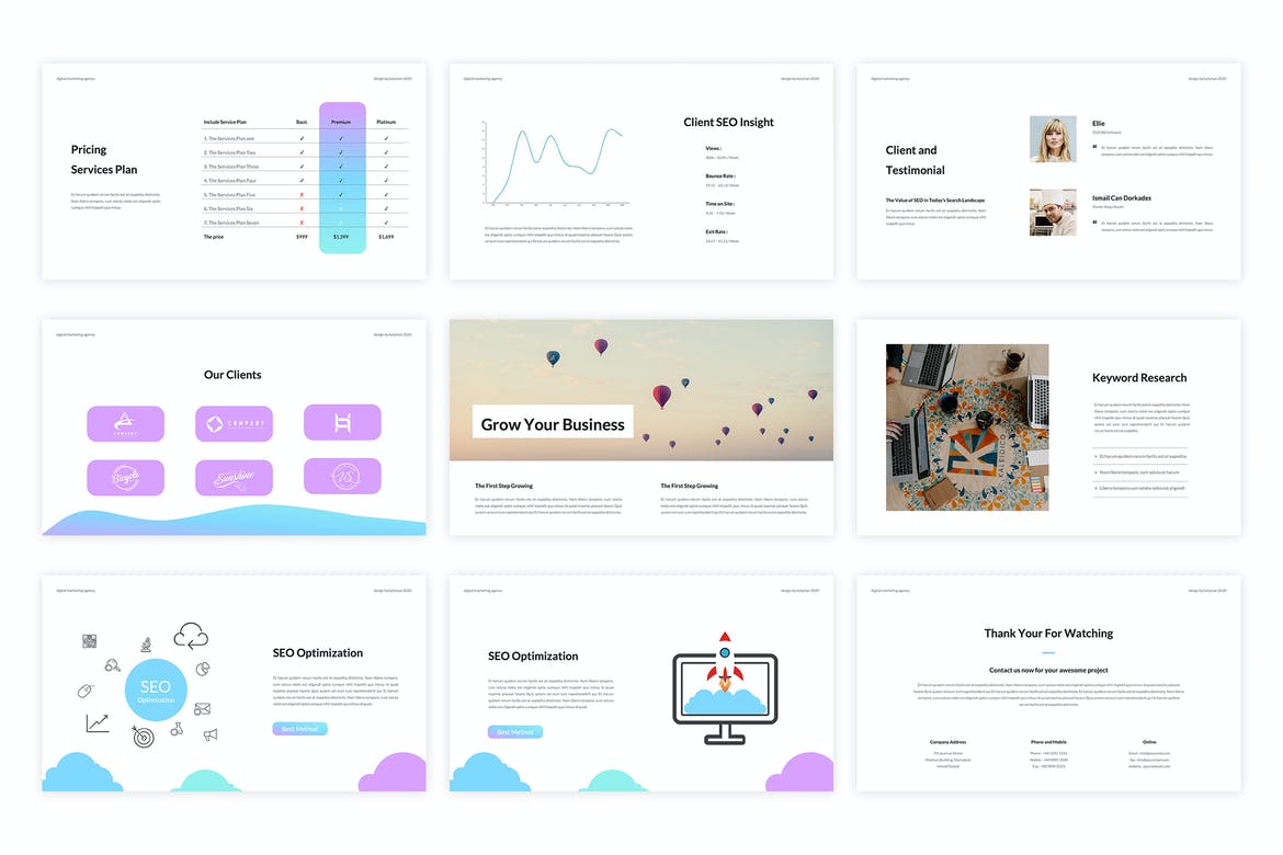 SEO Proposal Google Slides Presentation