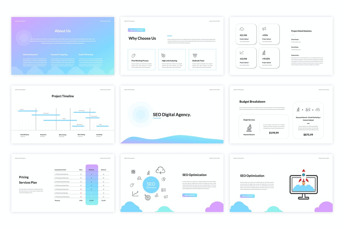 SEO Proposal Google Slides Presentation