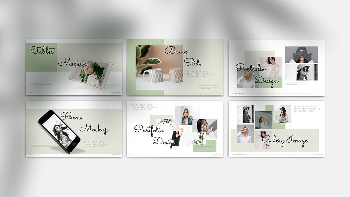 SHIMA - MInimals Google Slide Templates