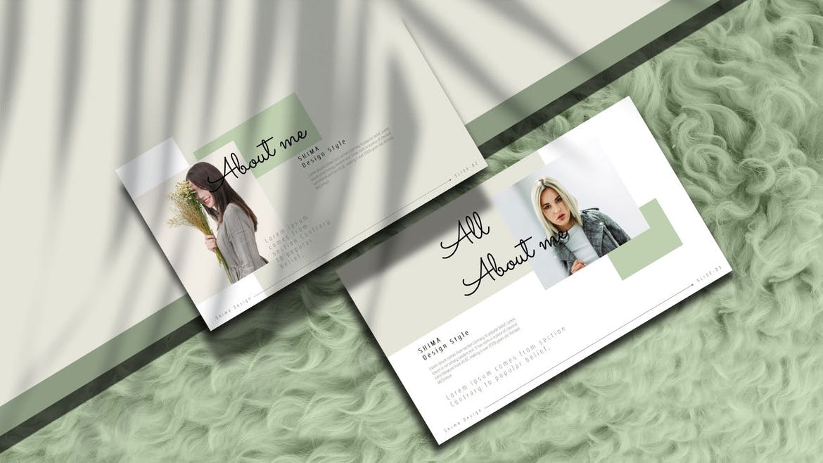 SHIMA - MInimals Powerpoint Templates