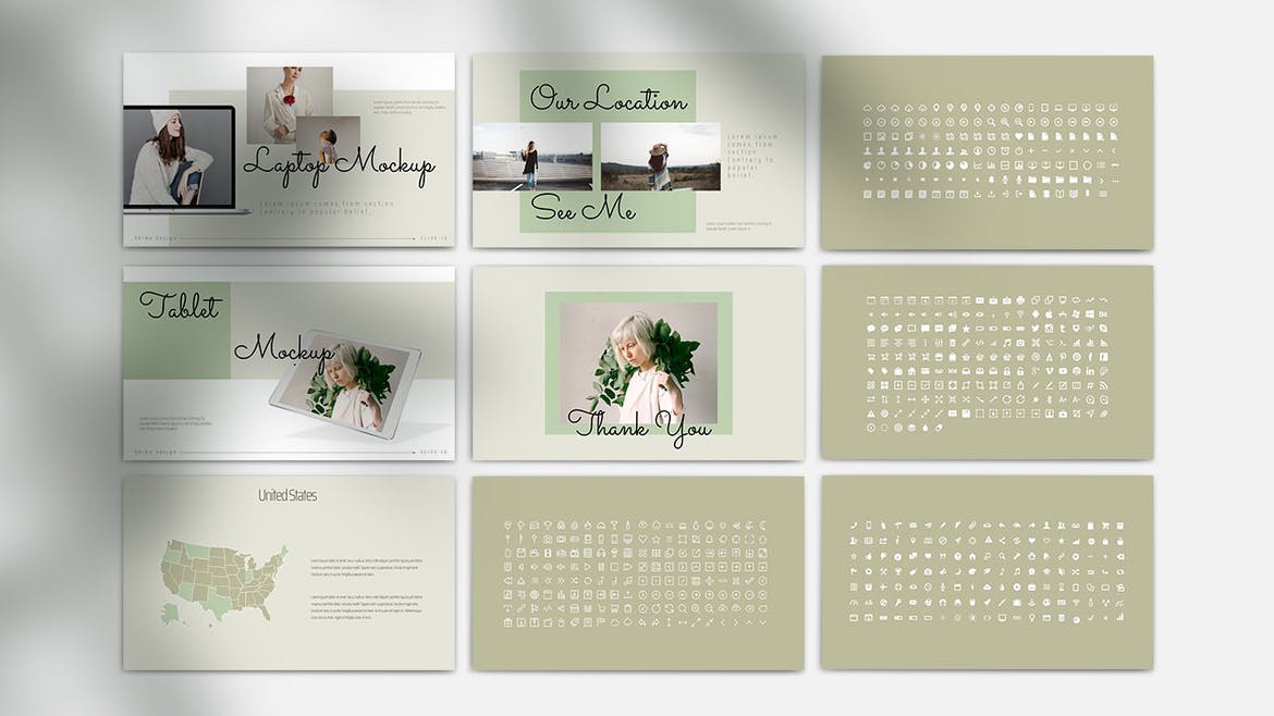 SHIMA - MInimals Powerpoint Templates