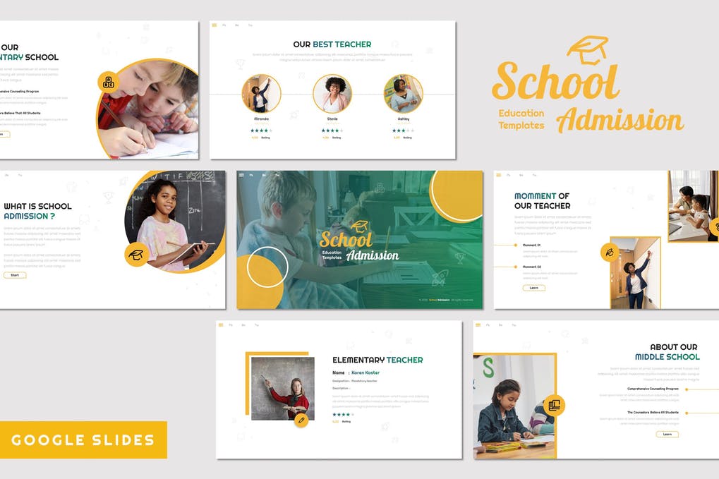 School Admission - Education Google Slides