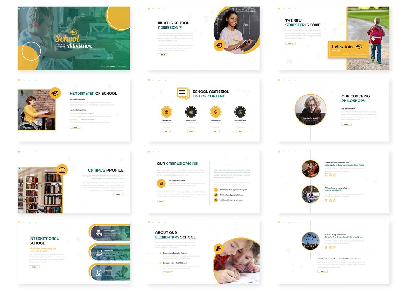 School Admission - Education Powerpoint Template