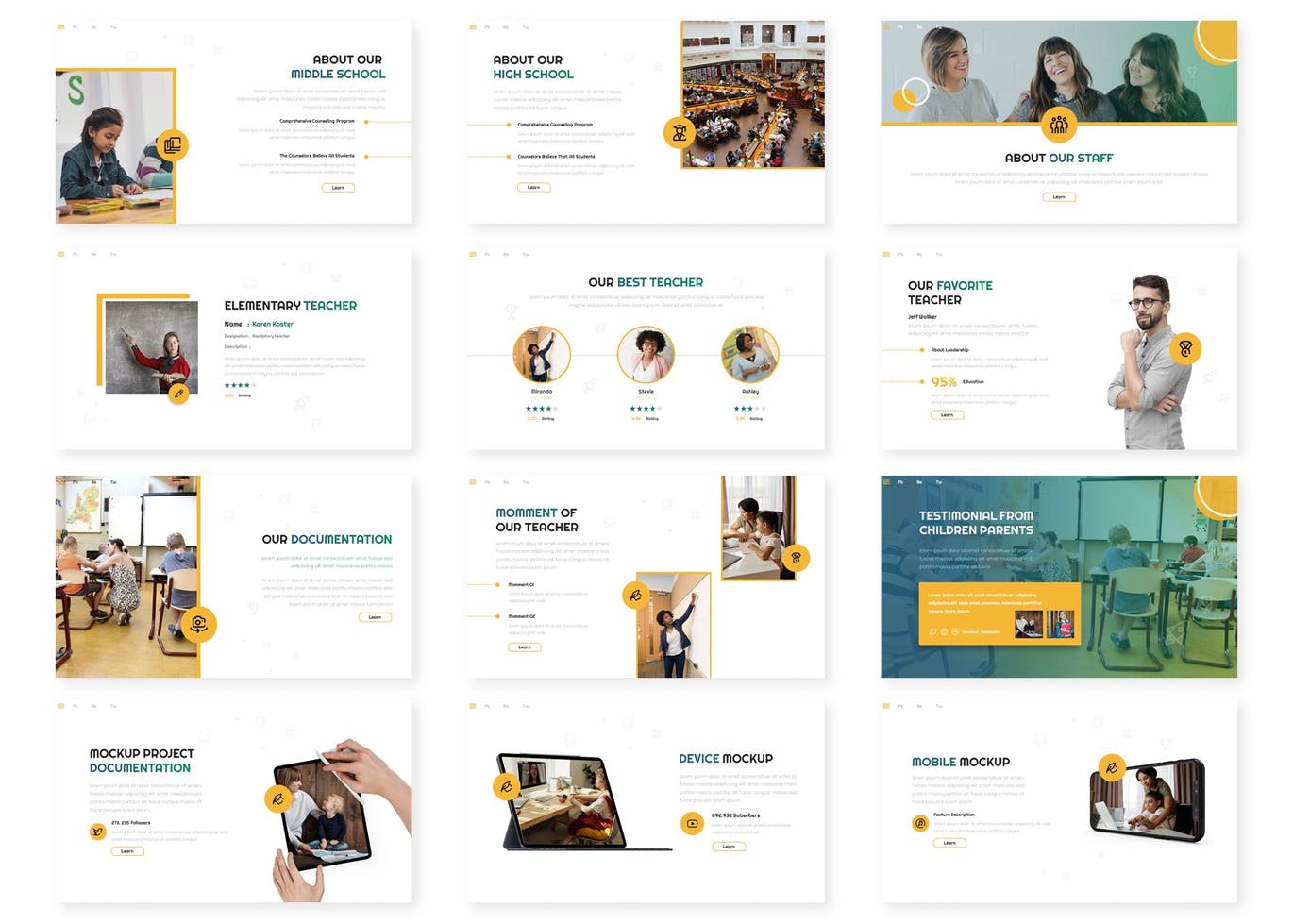 School Admission - Education Powerpoint Template