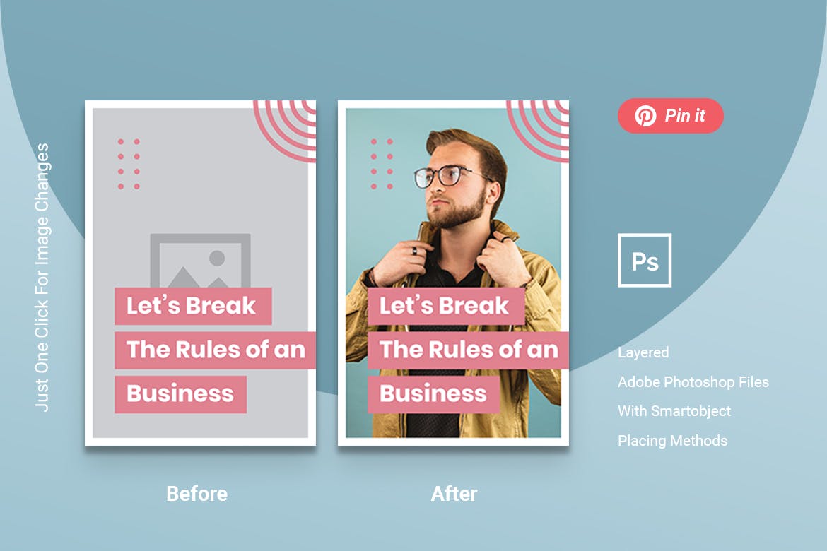 Seminar & Workshop Pinterest Template