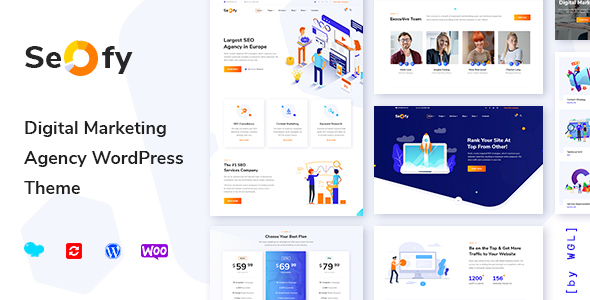 Seofy v1.5.8 NULLED - template for WordPress Digital Agency