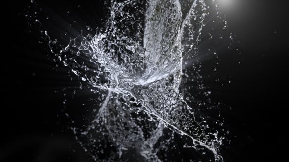 Shining Liquid Logo Reveal