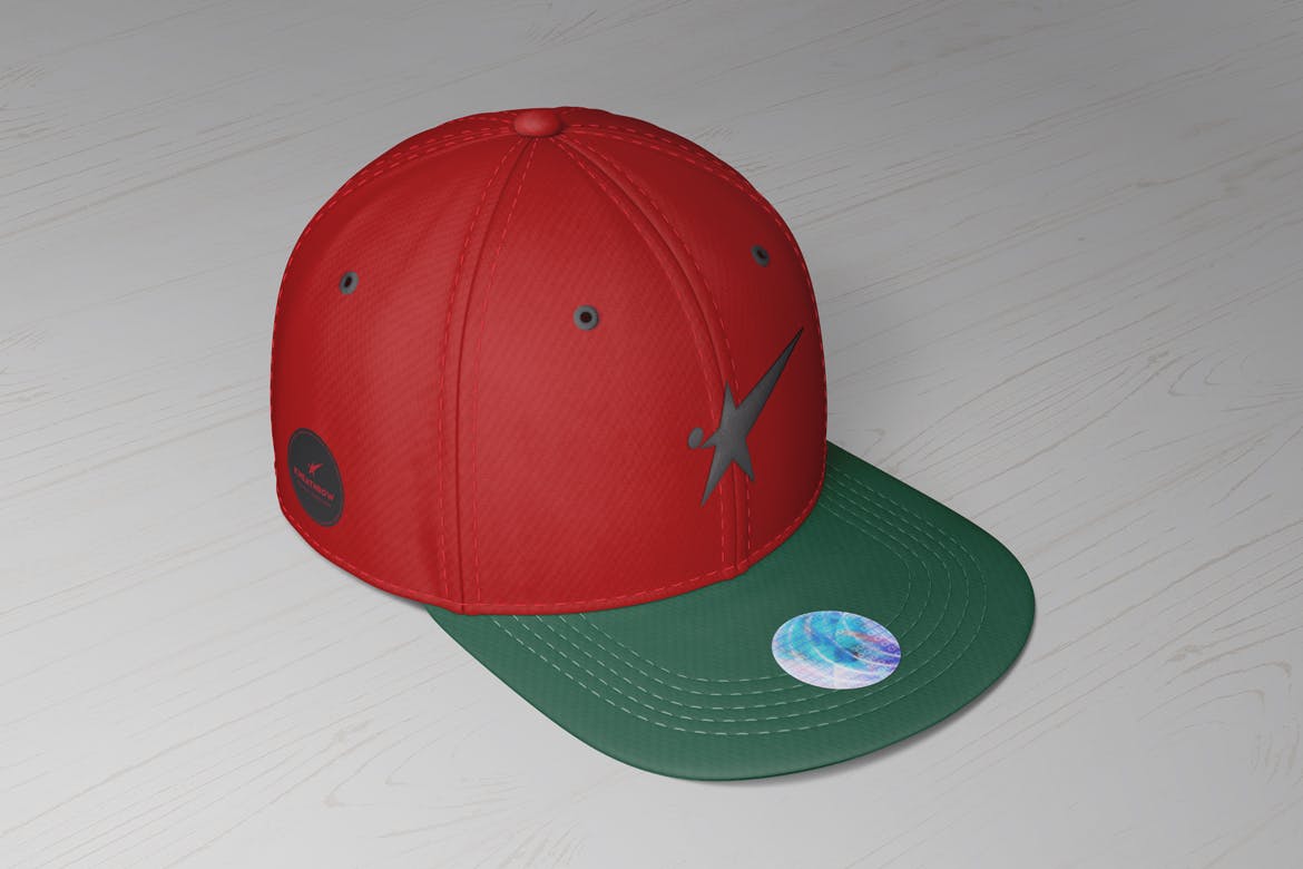Snapback Baseball Cap Mock-Ups Vol.1