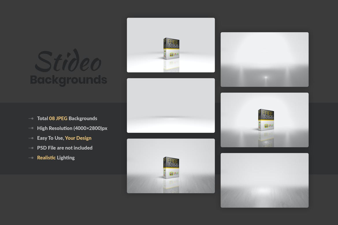 Studio And Spot Light Backgrounds