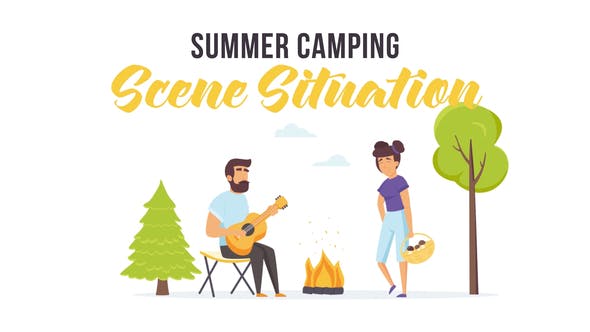 Summer camping - Scene Situation