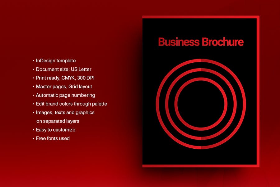 Swiss Style Brochure Template