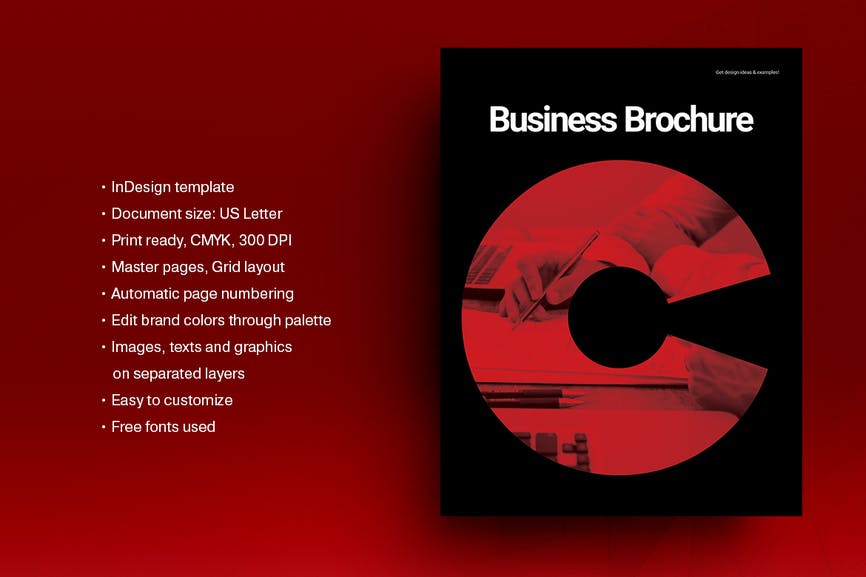 Swiss Style Brochure Template