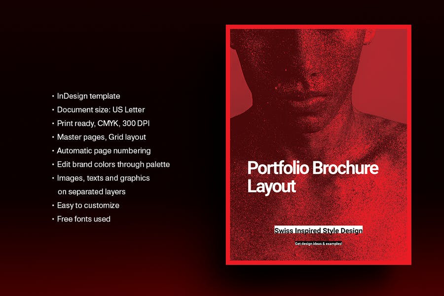 Swiss Style Portfolio Template