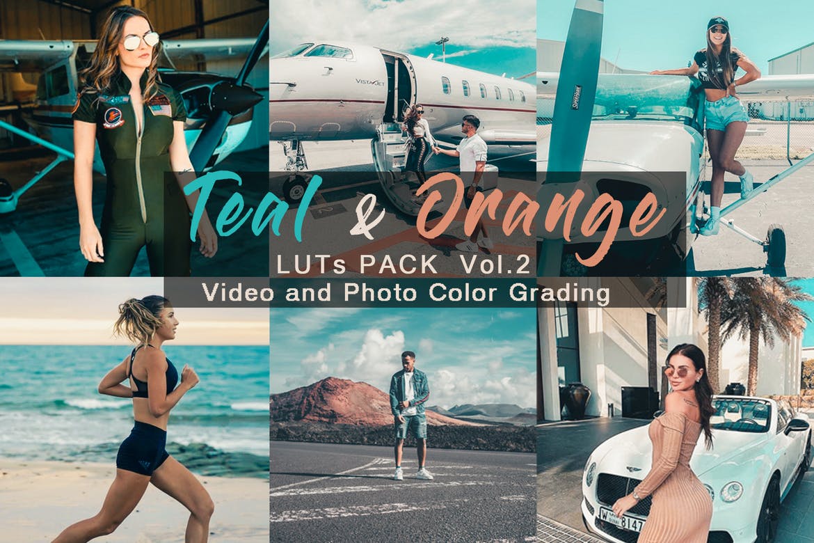 TEAL & ORANGE - LUTs Pack Vol.2