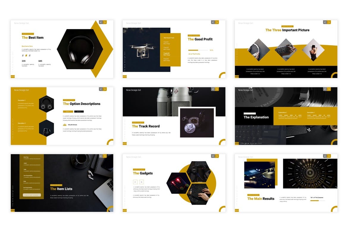 The Technologic - Google Slide Template