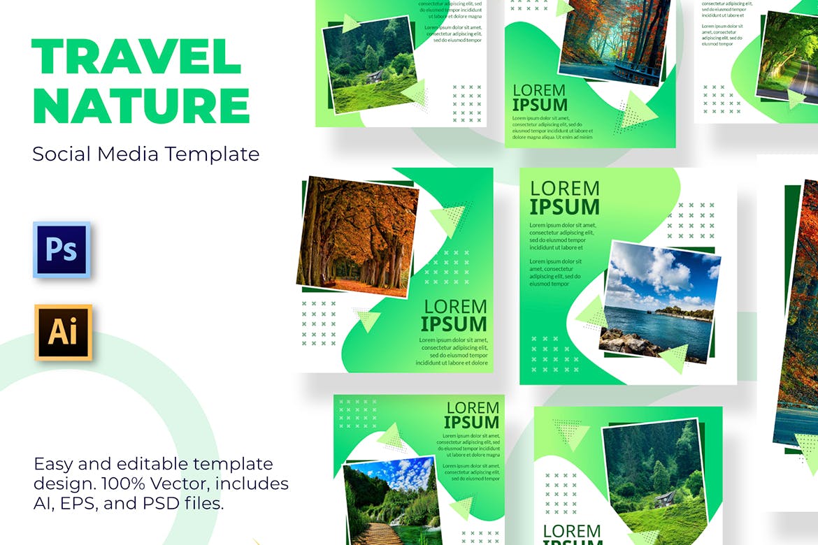 Travel Social Media Template