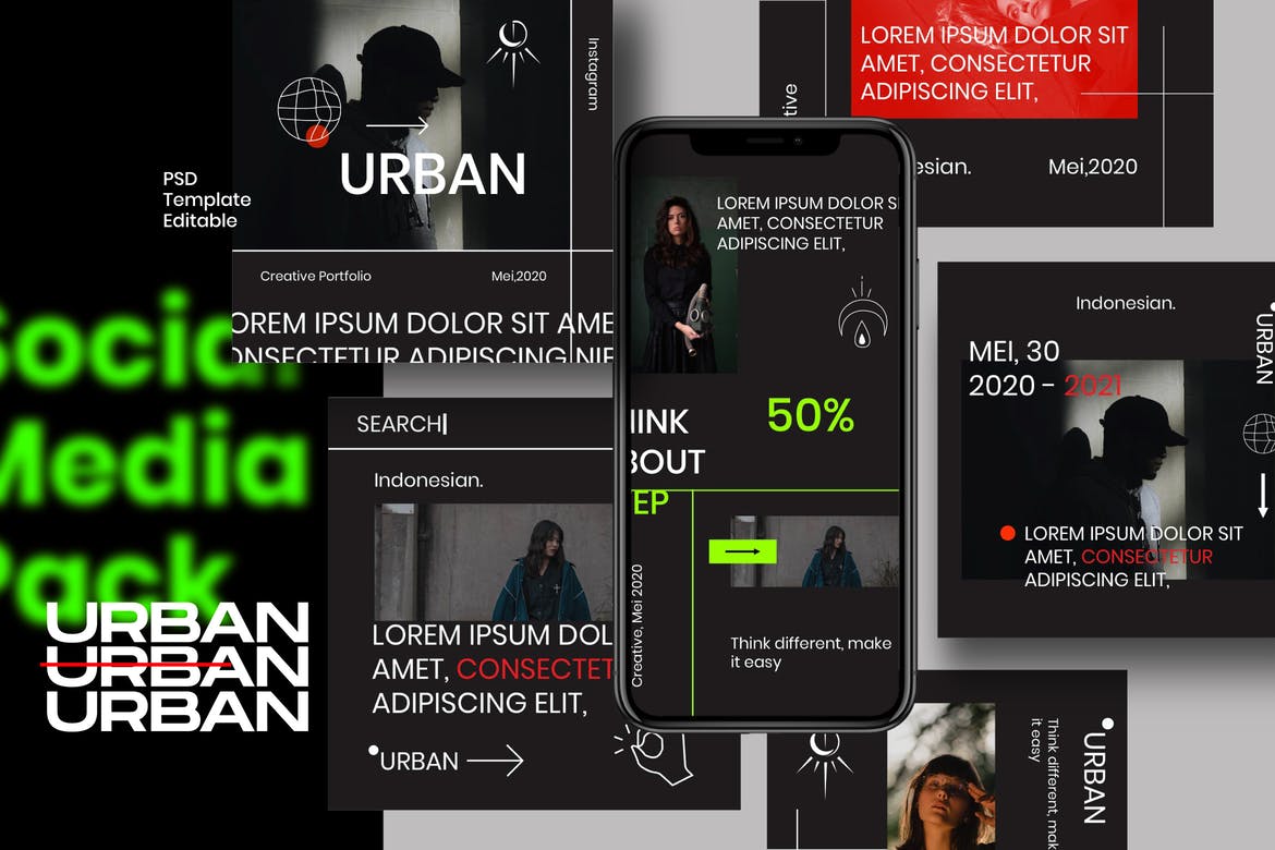 URBAN - Insta Story & Post Social Media Vol.2