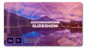 Universal Circles Parallax Slideshow