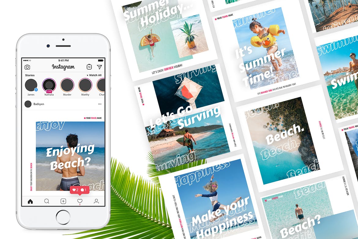 Vacaziana Instagram Templates