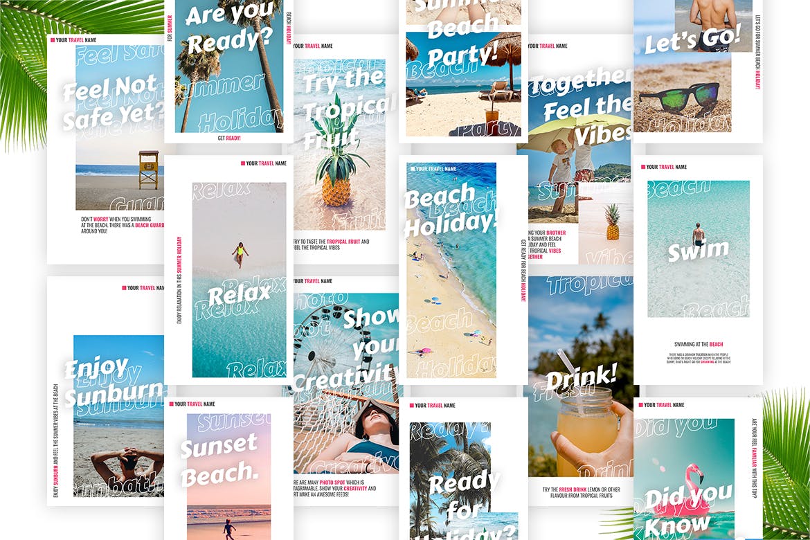 Vacaziana Instagram Templates