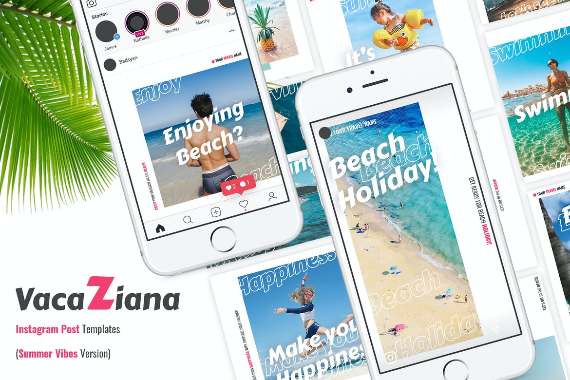 Vacaziana Instagram Templates