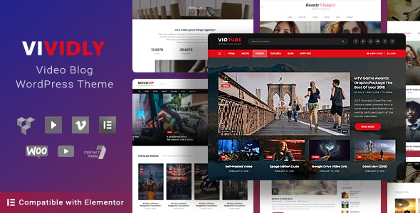 Vlog - Video Blog & Podcast WordPress Theme