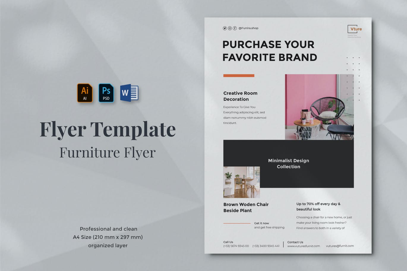 Vurnies - Furniture Flyer Template 06