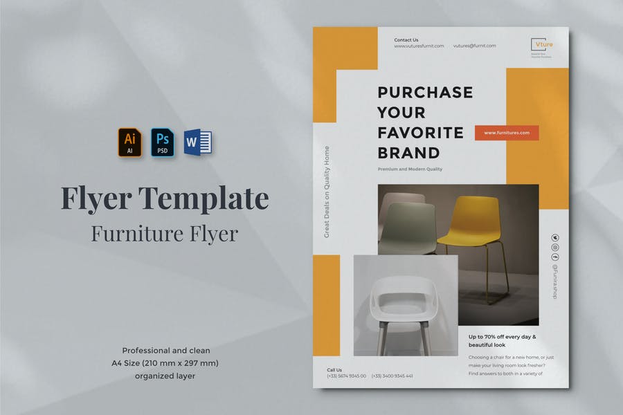 Vurnies - Furniture Flyer Template 07