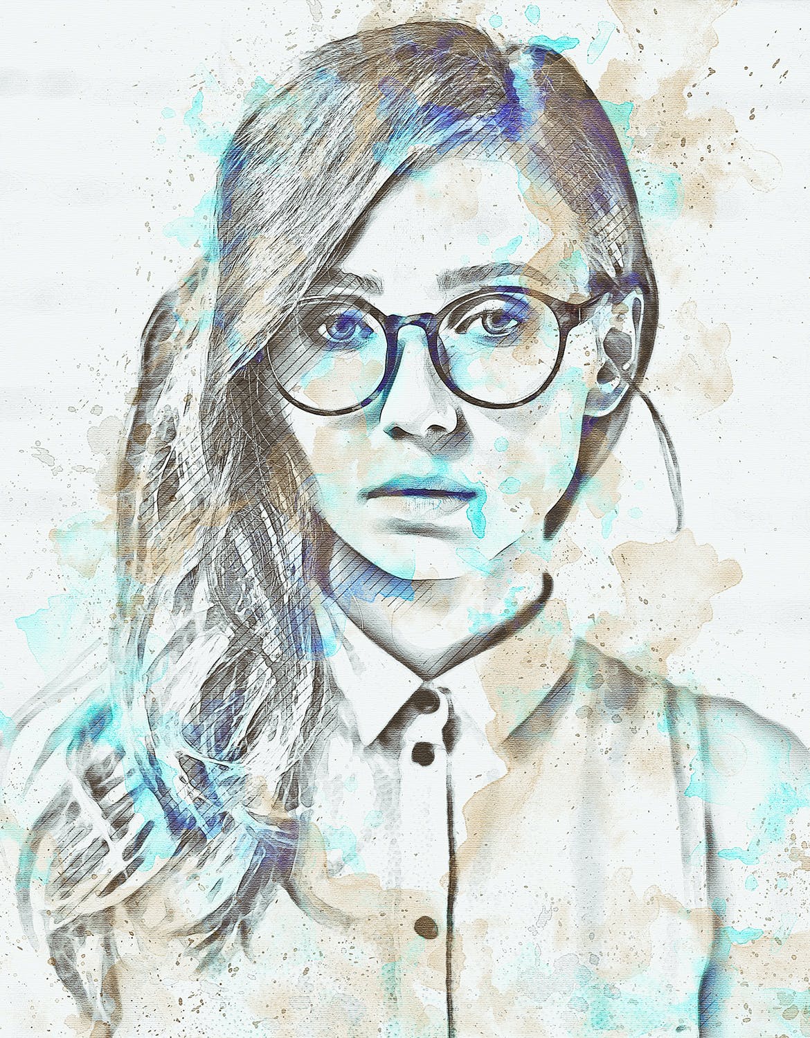 Watercolor Photoshop Action
