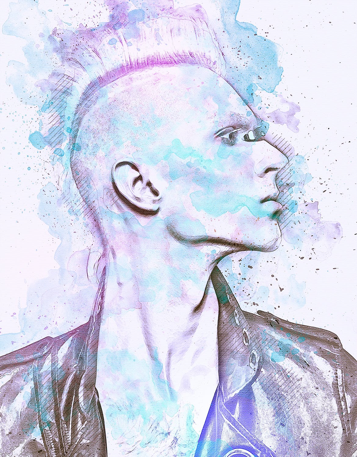 Watercolor Photoshop Action