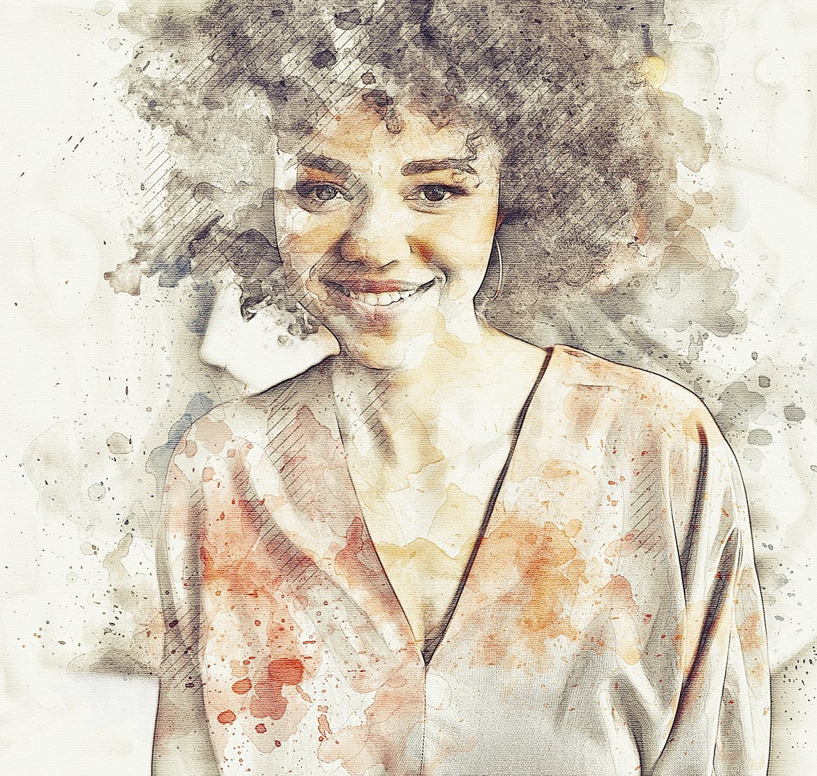 Watercolor Photoshop Action