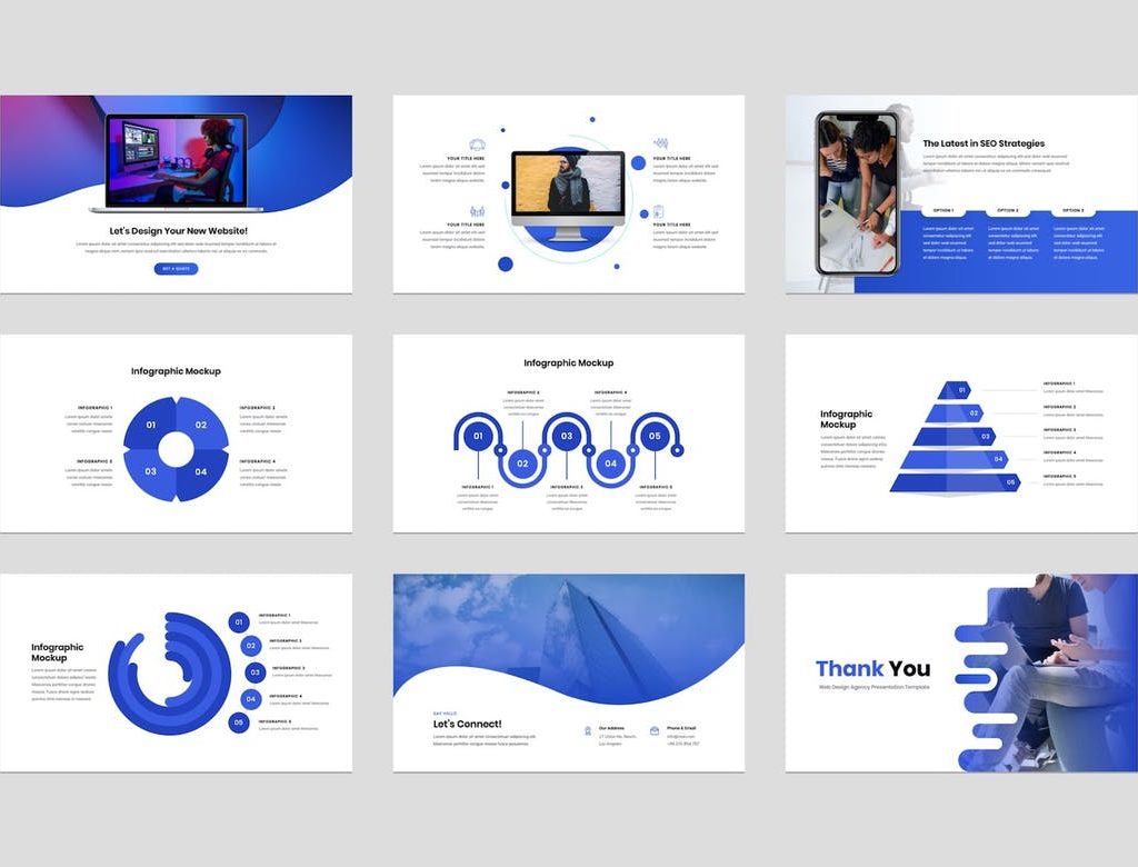 Web Design Agency Keynote Presentation Template