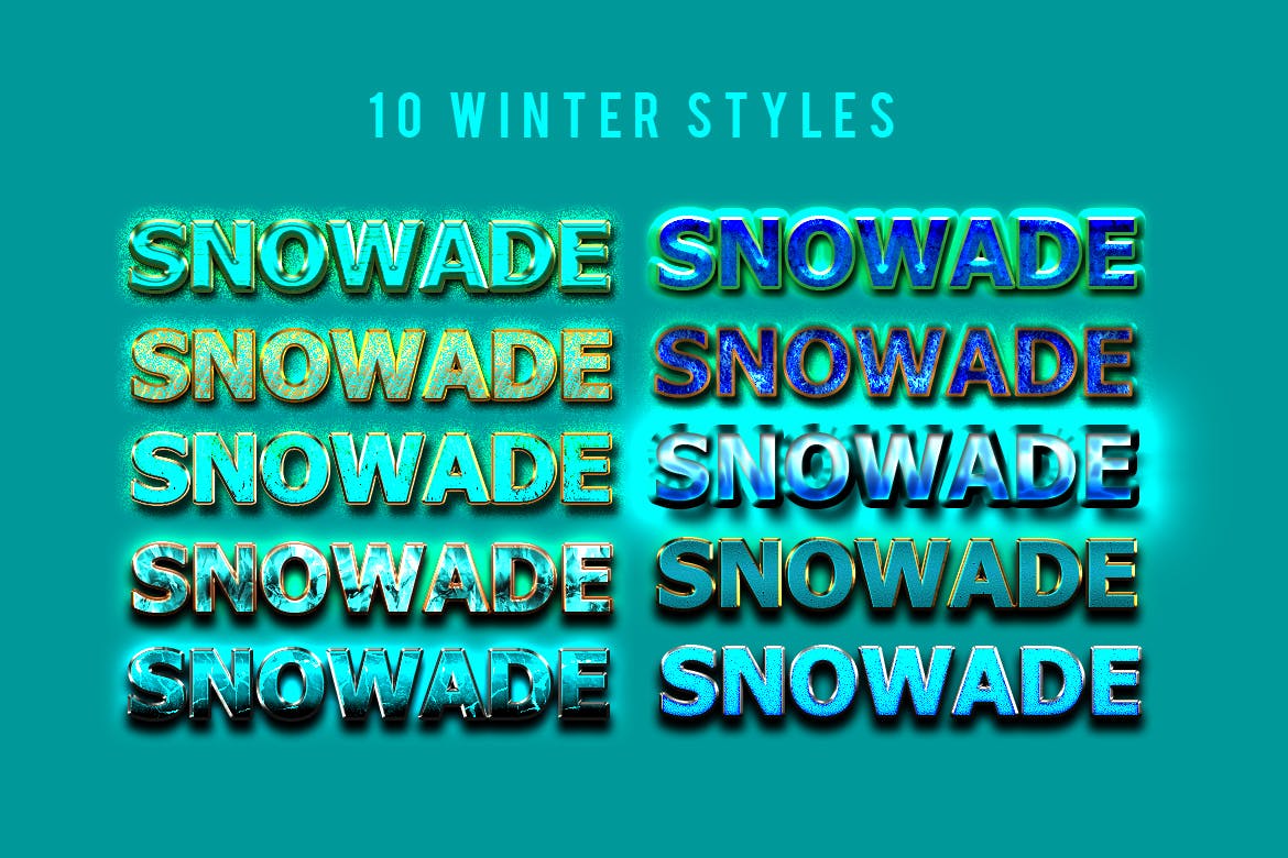 Winter Pack Photoshop Action