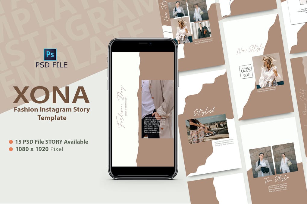 XONA - Fashion Instagram Story Template