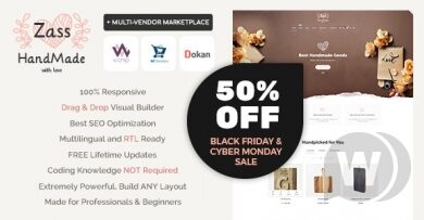 Zass v3.7.6 - WooCommerce Theme for Handmade Artists and Artisans