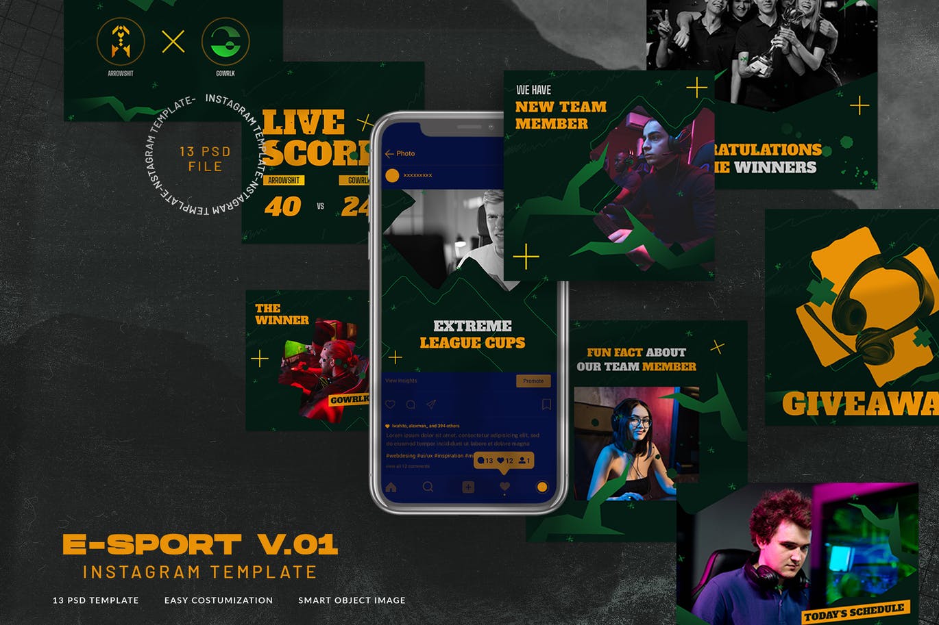 eSport & Gaming Instagram Stories V.01