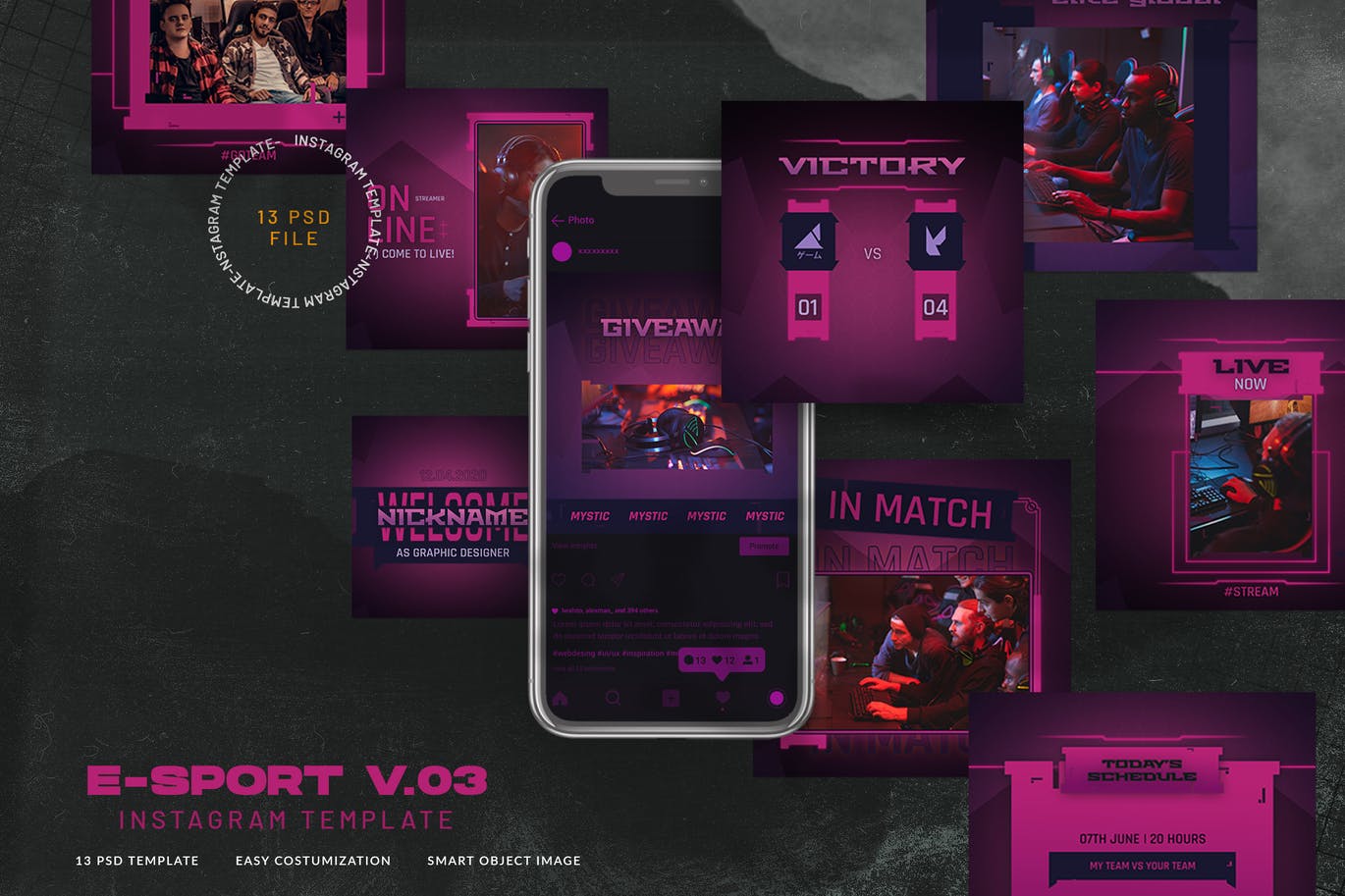 eSport & Gaming Instagram Template V.03