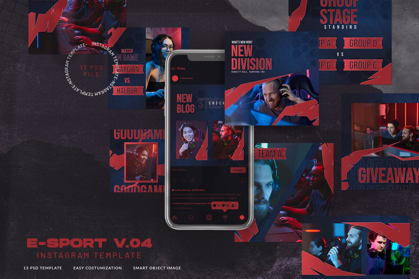 eSport & Gaming Instagram Template V.04