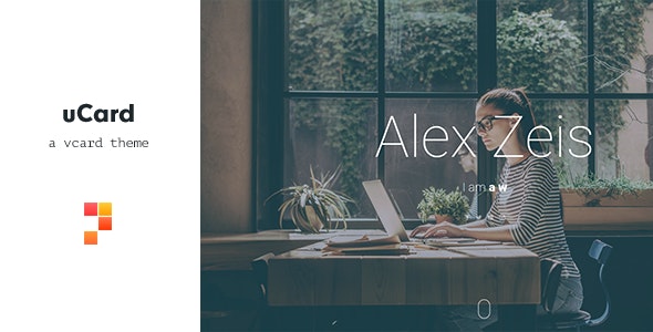 uCard v1.1.7 - WordPress business card website template